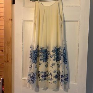 Floral dress. Knew length